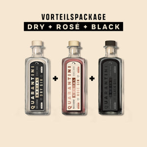Vorteilspackage: Black (Gin)+Rosé+Dry